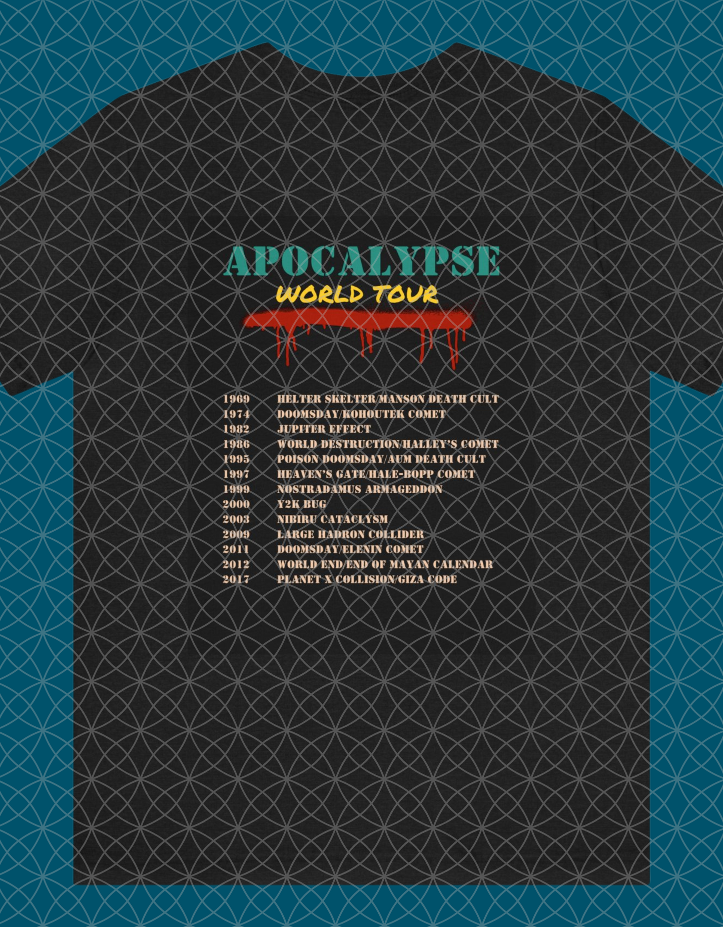 Apocalypse World Tour T-shirt