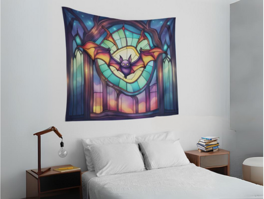 Stained Bat Tapestry